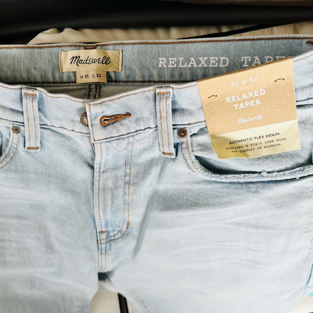Madewell Relax Taper Pants W 31 L 32 pants NWT.